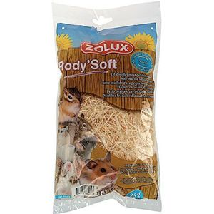 Zolux Rody Soft bed knuffelig van hout natuur voor knaagdieren 25 g