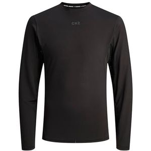 JACK & JONES Jcocnz Baselayer Ls Tee, zwart, L