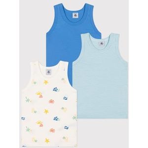 Petit Bateau Tanktops voor jongens (verpakking van 3 stuks), variant 1, 10 Jaar