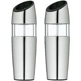 WMF Ceramill Elektrische zout- en pepermolens van roestvrij staal, mat, 2 stuks