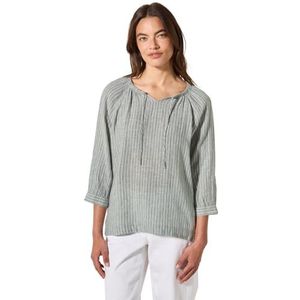 Cecil Damesblouse, Chambray Balmy Kaki, M