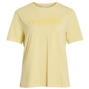 Visybil Sun O-Neck S/S T-shirt, geel (pale banana), M