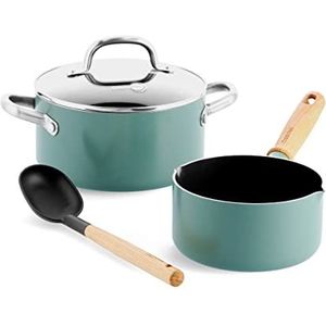 GreenPan Pannenset Mayflower 4-Delig - Praktisch en Stijlvol - Cookinglife