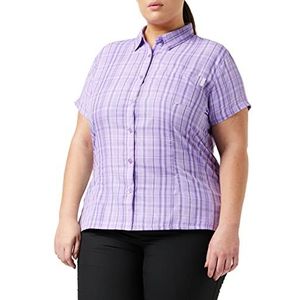 Regatta Dames Mindano VI T-shirt, pastel lila geruit, 14