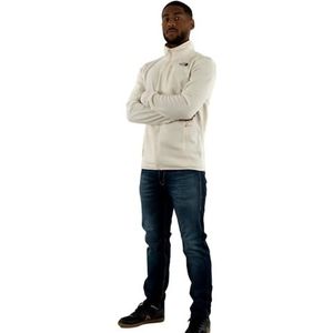 The North Face 100 Glacier-fleece Met Volledige Rits Voor Heren White Dune male