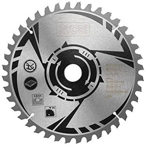 RYOBI - Hardmetalen lemmet met 40 tanden diameter 254 mm - boring 30 mm voor verstekzaag RMS25418X-0 - verkrijgbaar vanaf maart 2023 - RAMSB254-40