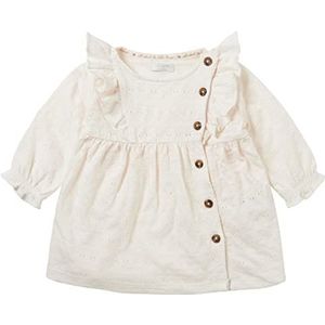 Noppies Baby Girls Dress Noble Speeljurk met lange mouwen voor meisjes, Pristine N021, 86 cm