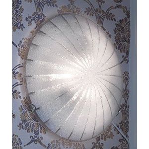 Onli Crux plafondlamp, E27, wit, 40 cm, glas