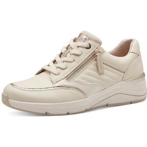 Jana Low 8-23771-43 Sneakers voor dames, ivoor, 37 EU Breed