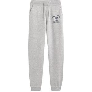 AMERICAN COLLEGE USA Joggingbroek chino's sport warme kleding unisex mannen en vrouwen casual model ACJOGW4 MELL Grey XL, Grijs, XL
