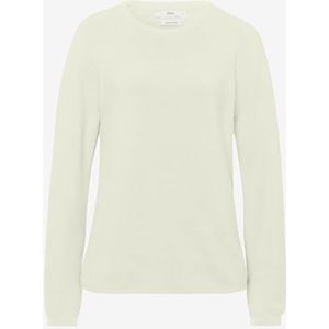 BRAX Dames Style Lesley Organic Cotton Pullover, Soft Ivory, 44