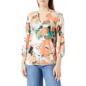 s.Oliver dames t-shirt 3/4 mouw, oranje, 34