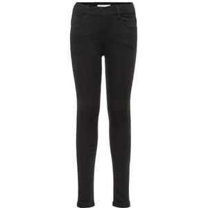 NAME IT Jeanbroek NKFPOLLY voor meisjes, zwart denim, 164 cm