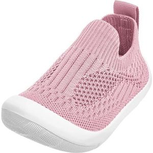 Playshoes Vrijetijdsschoen, uniseks, kinderen, roze, gebreid, maat 22, Roze gebreid, 22 EU