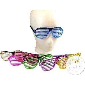 LP Lot von 12 Lunettes Store Néon Fluo Mix zonnebril, volwassenen, uniseks, meerkleurig (meerkleurig), eenheidsmaat