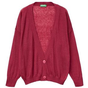 United Colors of Benetton Gebreid vest M/L, Rood, XS