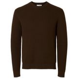 Selected - Gebreide Trui - Ronde Hals - Lange Mouwen - Regular Fit - 100% Biologisch Katoen