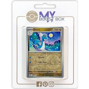 Draco (Dragonair) 148/165 Reverse - Myboost X Écarlate et Violet 3.5-151 Doos met 10 Franse Pokemon kaarten