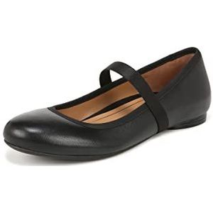 Vionic Joseline Mary Jane Flat voor dames, Zwart leder, 38 EU