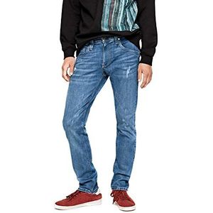 Pepe Jeans Zinc Wiser Wash Straight Jeans voor heren - blauw - 40W / 34L