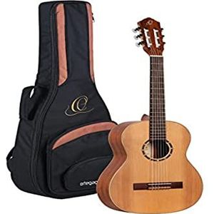 Ortega Guitars R122-3/4 concertgitaar in 3/4 grootte natuur in zijdematte afwerking met hoogwaardige Gigbag