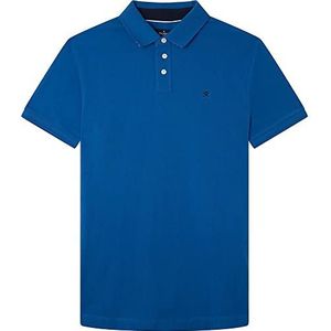 Hackett London Poloshirt met zwemrand voor heren, Bleu, M
