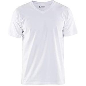 Blaklader 336010291000XXL V-kraag T-shirt, wit, maat XXL