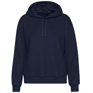 Trigema - TRIGEMA Cropped Hoodie - Navy - Wafellook