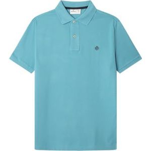 SPRINGFIELD Poloshirt voor heren, Licht turkoois, S
