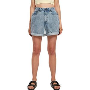 Urban Classics Damesshorts, Gekleurd lichtblauw gewassen, 31