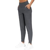 THE GYM PEOPLE - Joggingbroek - Donkergrijs - Lichte Atletische Legging - Taps Toelopend