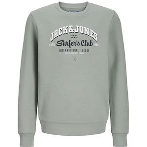 JACK & JONES MINI Sweatshirt  groen / zwart / wit