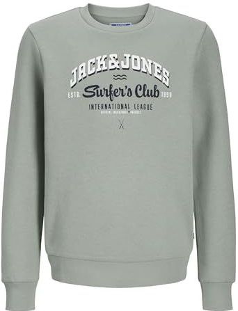 JACK & JONES MINI Sweatshirt  groen / zwart / wit