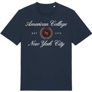 AMERICAN COLLEGE USA T-shirt, marineblauw, 12 jaar, casual, Blauw, 12 Jaar