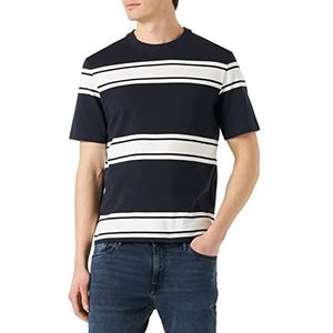 s.Oliver Heren T-shirt, korte mouwen, blauw, L