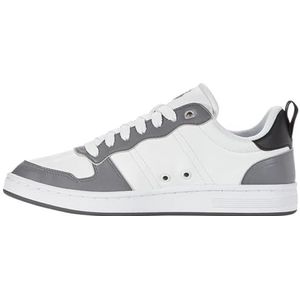 K-Swiss Lozan Match LTH Sneakers voor heren, staalgrijs/wit/zwart, Staal Grijs Wit Zwart, 41 EU