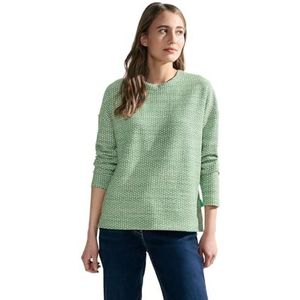 Cecil Dames Boucle Shirt Aytim, Celery Green, S