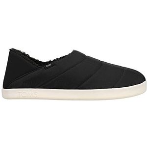 TOMS Heren Ezra Slipper, Zwarte Matte Ripstop, 44.5 EU