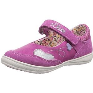 s.Oliver 34202 Mary Jane lage schoenen voor meisjes, Pink Fuxia 532, 31 EU