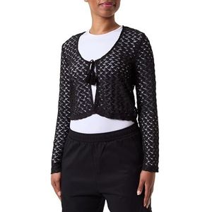 Vila Visolira O-hals L/S Cardigan, zwart beauty, S