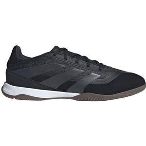 adidas Predator League Voetbalschoenen Indoor Unisex, Core Zwart Carbon Goud Met, 46 EU