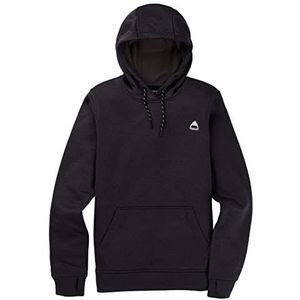 Burton Dames Eiken Pullover Hoodie, True Black Heather, XXS UK