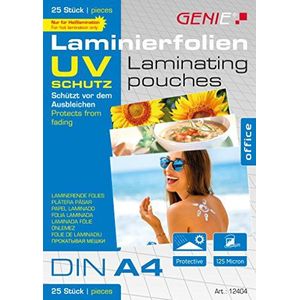 Genie Lamineerhoezen A4 UV-SAFE 125 mic. VE=25 stuks