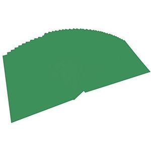 Folia 6453 - gekleurd papier mosgroen, DIN A4, 130 g/m², 100 vellen - voor het knutselen en creatief vormgeven van kaarten, vensterfoto's en voor scrapbooking