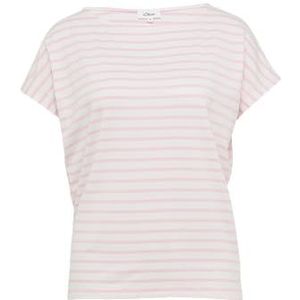 s.Oliver Casual T-shirt in viscosemix met print, zacht roze, 40