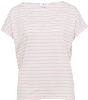 s.Oliver Casual T-shirt in viscosemix met print, zacht roze, 40