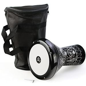 VD Vatan Oosterse Darbuka 2029S trommel Percussion aluminium gegoten handgegraveerd,30 cm,zwart