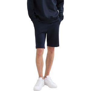 TOM TAILOR Heren bermuda sweatpants shorts, 10668 - Sky Captain Blue, L