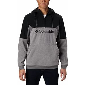 Columbia Lodge II Fleece capuchontrui voor heren, City Grey Heather, Black, Shark Heather, XL