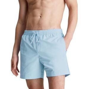 Calvin Klein Heren Zwembroek Medium Trekkoord Mid-Lengte, Blauw (Aangenaam blauw), XXL